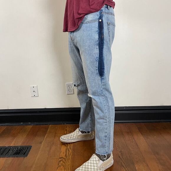 Stradivarius Ripped Regular Fit Jeans - Picture 1 of 6